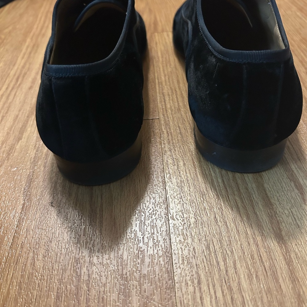 Elegant Black Velvet Loafers